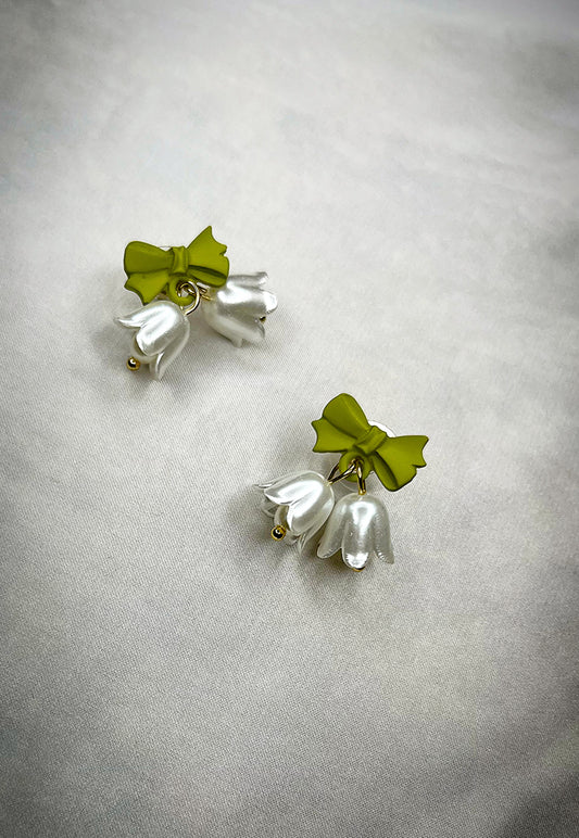Dual Floral Earrings